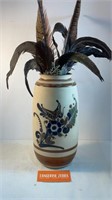 Mexico Bird Pottery Vase