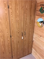 2 Door Partical Board Cabinet With Shelves