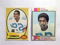 2 Bob Hayes HOF Cards 1970 & 1973