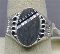 Size 11 Sterling Silver men's ring.