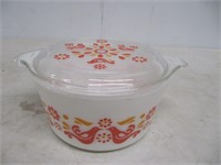 PYREX "FRIENDSHIP" COVERED DISH