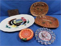 Large Turkey Platter 18.5x14, Plastic Arizona &