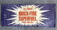 Vintage Fabric Banner ‘It’s Here! Quick-Fire