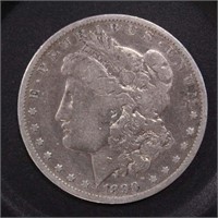 US Coins 1890-O Morgan Silver Dollar, circulated