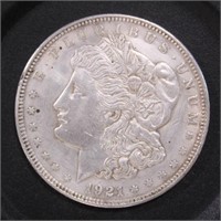 US Coins 1921 Morgan Silver Dollar, circulated