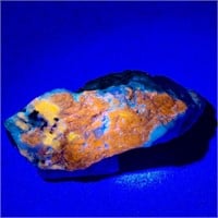 422 CTs Fluorescent Sodalite With Pyrite Specimen
