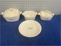 FOUR PIECE LOT OF CORNING WARE