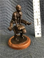 Kenneth Watt LEAPFROG Bronze Statue