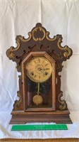 Seth Thomas Oak Gingerbread Clock Key & Pendulum