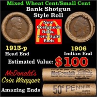 Small Cent Mixed Roll Orig Brandt McDonalds Wrappe