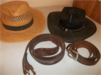 Mens Sun Hats & Belts