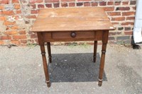 Antique Pine 1 Drawer Table