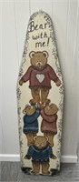 Hand Painted Vintage Wood Ironing Board