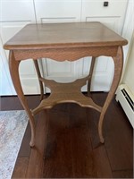 Antique oak side table