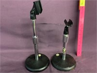 2- mic stands