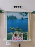 Large Hamm's Canoe Scene Sign (Not Working &