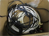 A lot of cables and cords