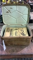 Tin box with parts manuals