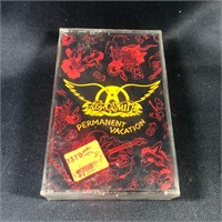 Sealed Cassette Tape: Aerosmith Permanent Vacation