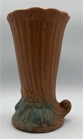 Nelson McCoy Art Pottery Tan/Green Vase