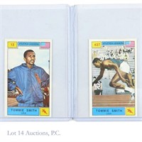 1969 Panini Campioni Tommie Smith Rookie Cards (2)