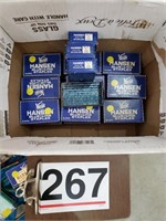 25+ boxes 1/4" staples & misc items