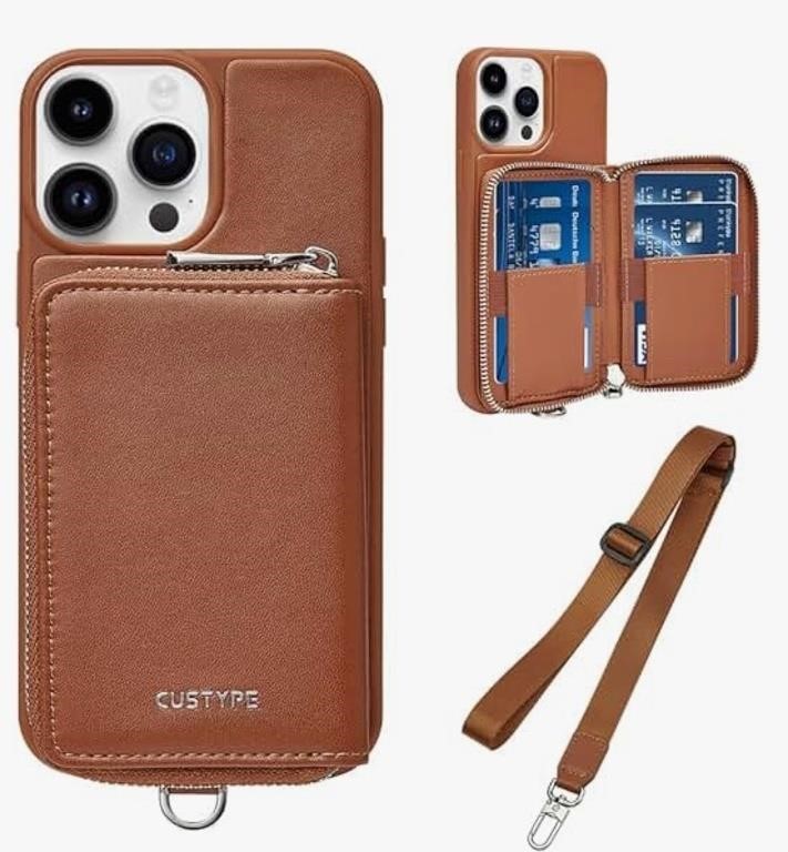 (new) CUSTYPE for iPhone 14 Pro Wallet Case,