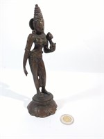 Statue de bronze probablement Lakshmi bronze