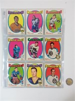 22 cartes de hockey OPC 69-70-72 WHA 78