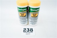 2 CANS OF REMINGTON REM OIL WIPE