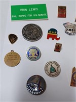 Lot to Include  Various Pins, Space Center Adv.