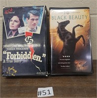 Forbidden and Black Beauty VHS movies