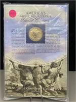 1933 $20 Gold Piece copy
