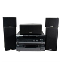 Kenwood VR-205, CD-203 & (5) Speakers Stereo Set