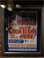 Martin & Downs Circus Poster
