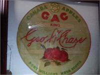 CGA Apple Crate Lable,  Port Williams, Nova Scotia