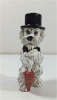 Vintage Ceramic Spaghetti Dog Terrier Made In
