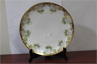 A Bavarian Hand Painted Floral Plate