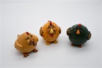 Vicki Thomas Enesco Fat Decorative Chickens