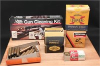 Assortment Of Bullets And A New Cleaning Kit