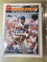 25 1990 Topps Sid Fernandez  #11 Kmart SuperStars!