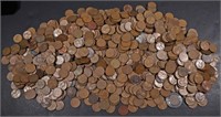 (1000) MIXED DATES WHEAT CENTS