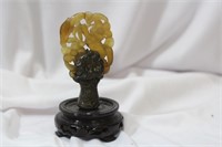 A Chinese Agate Finial