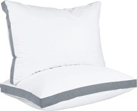 $40 Queen Pillows (Grey), Set of 2