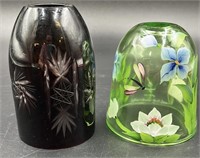 Fenton Green Hp Water Lily Fairy Lamp Shade &