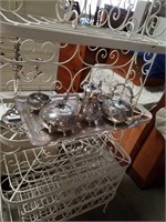 Silver plated tea set by Winchester