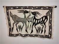 Gazelle Tapestry from Africa