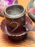 Handcrafted Tinware Decorative Candle Holder