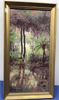 Diane Mesagno Oil On Board “ Florida Swamp “ 14 x