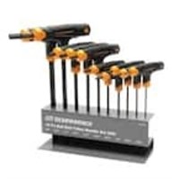 Sae Ball End T-handle Hex Key Set With Metal